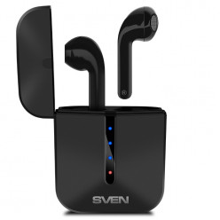 SVEN E-335B, TWS Wireless In-ear stereo earbuds with microphone, black